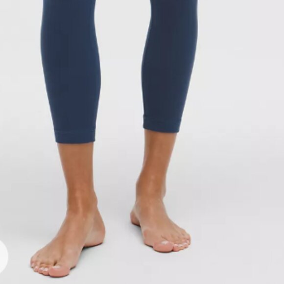 lululemon Align No Line™ High-Rise Pant 25", Blue, Size 10 - Picture 3 of 9